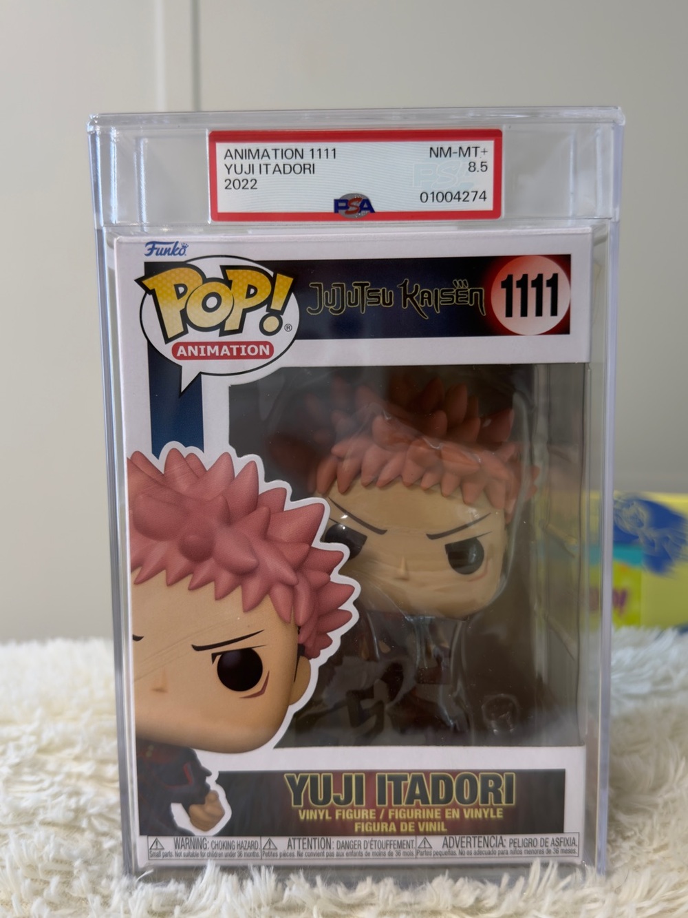 Funko Pop! Animation Yuji Itadori - Pink Hair Figure in Protective Case